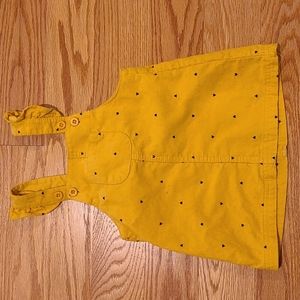 Overall corduroy dress